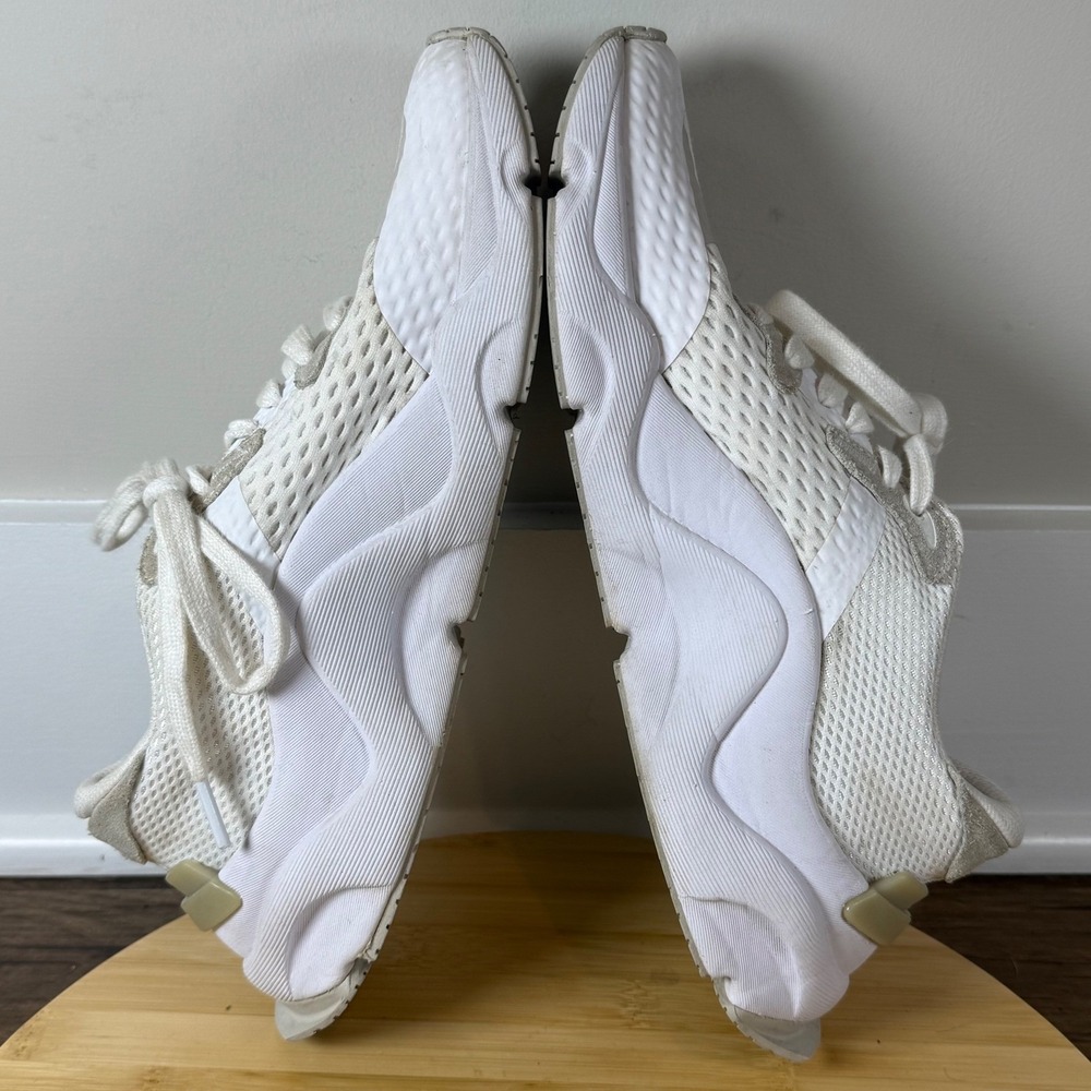 Good Sorel Kinetic RNEGD Lace Sneakers Womens 8.5 White NL4145-100 Chunky Casual - Picture 5 of 8